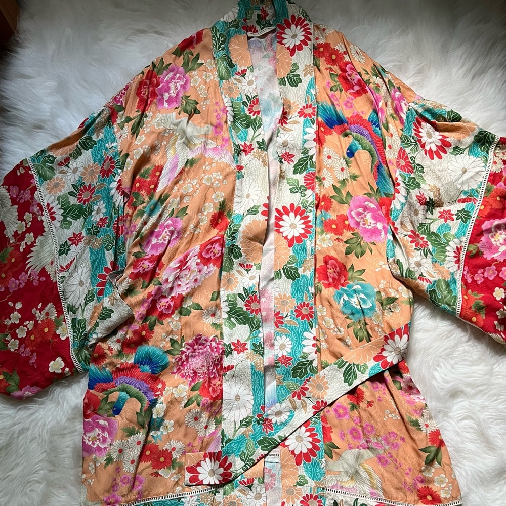 Spell Dahlia Maxi Kimono